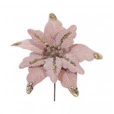 Χριστουγεννιάτικο Λουλούδι Ροζ (33cm)